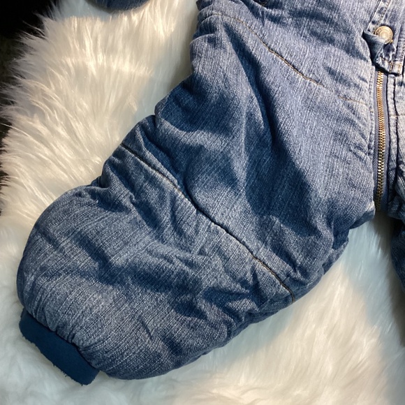 Denim Winter Snowsuit Baby Boy Pram Suit Size 24 months - Picture 11 of 11